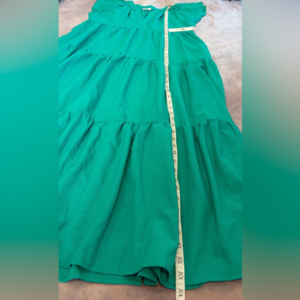 Calvin Klein:12 Women Emerald Green Dress Pockets - Picture 7 of 13